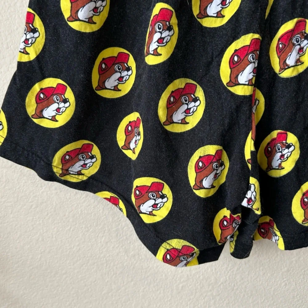 Shorts Boxer Style Bucee's Logo all over Black Red Yellow by Bucee's Child Large - Picture 6 of 12